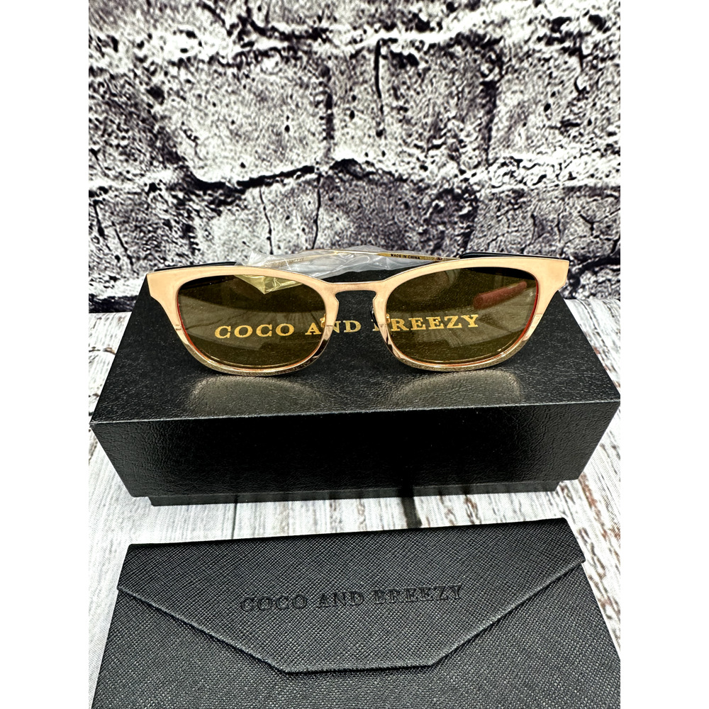 COCO and BREEZY CHASKA DESIGNER SUNGLASSES 102 51-20 145 W/CASE Read Description